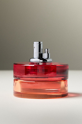 Edie Parker Peach Glass Tabletop Lighter In Red