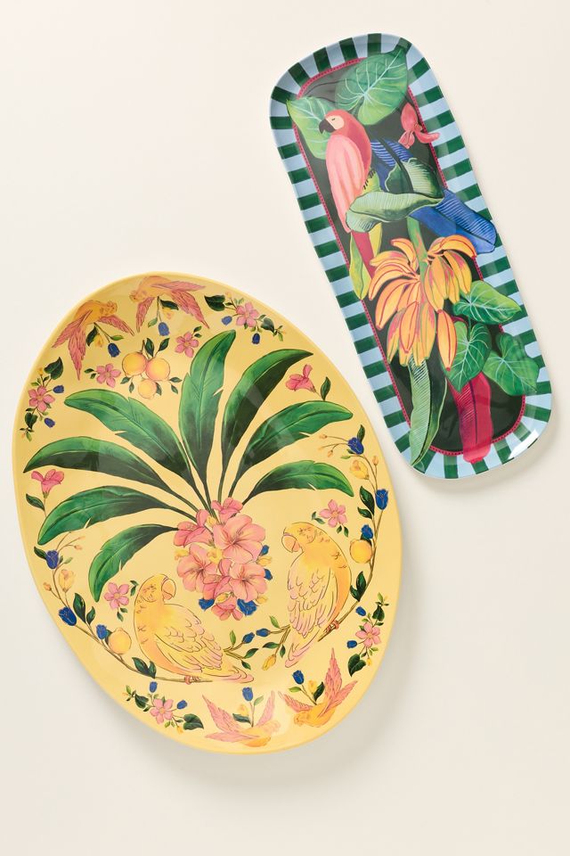 Farm Rio x Anthropologie Melamine Rectangle Platter #1