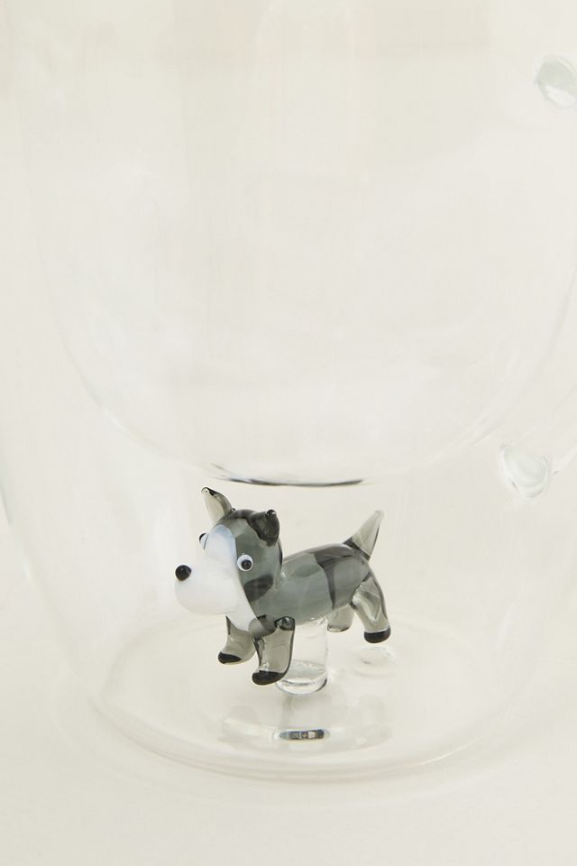 Tasse pour chien en verre à double paroi #2