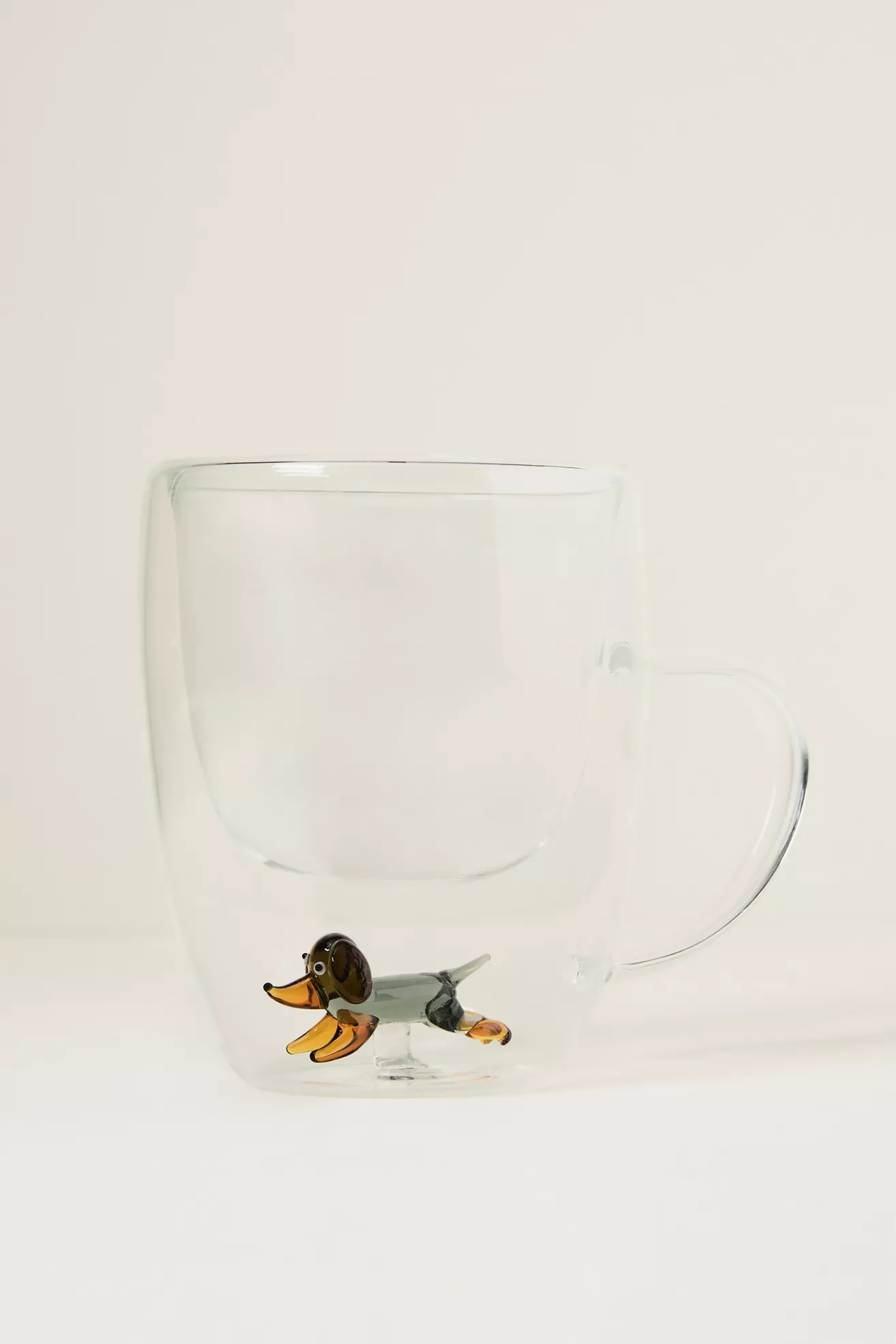 Double-Wall Glass Dog Mug - thumbnail 5