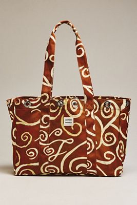 Damson Madder Large Canvas Eyelet Tote
