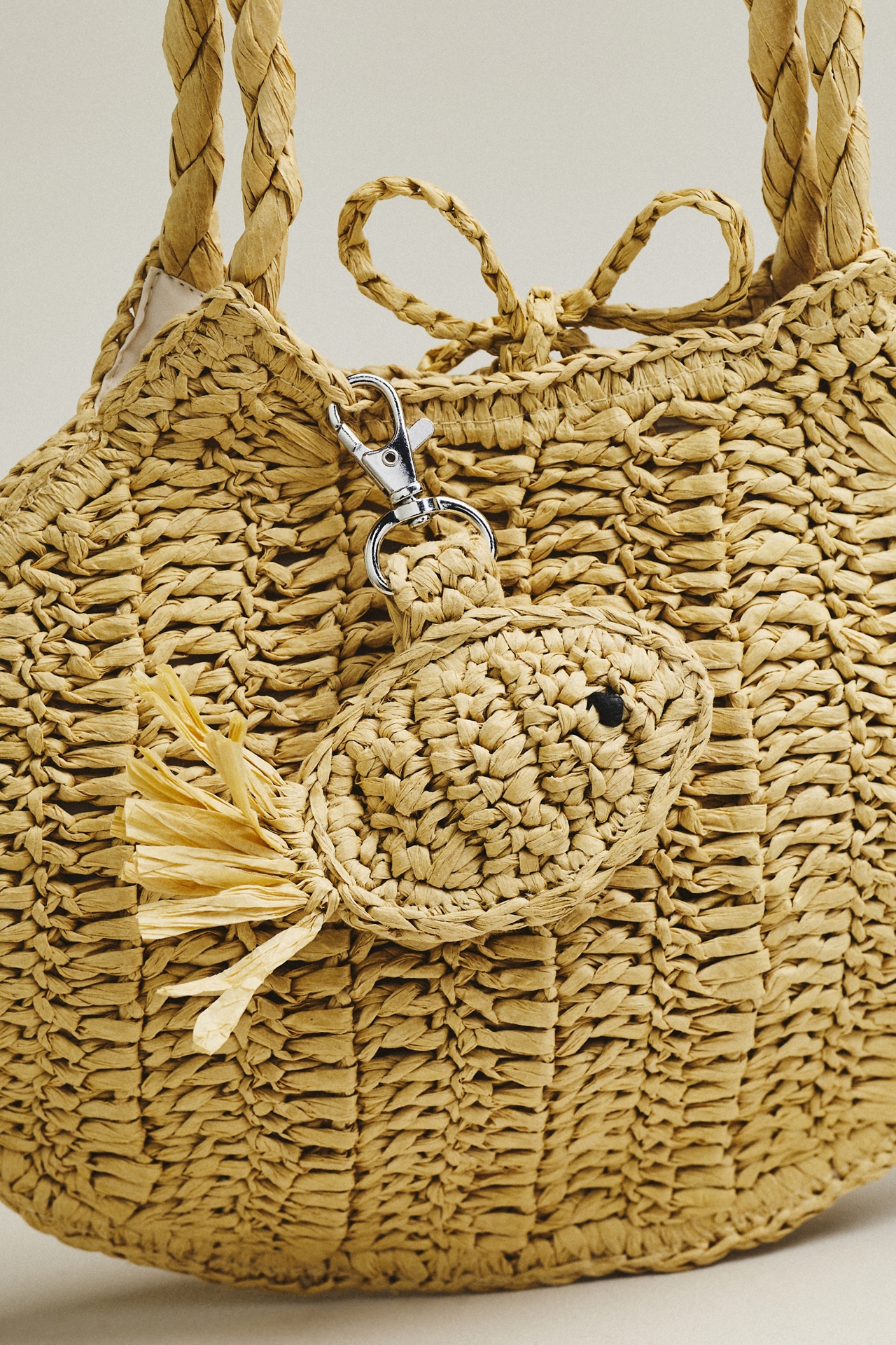 ALÉMAIS Raffia Fish Bag