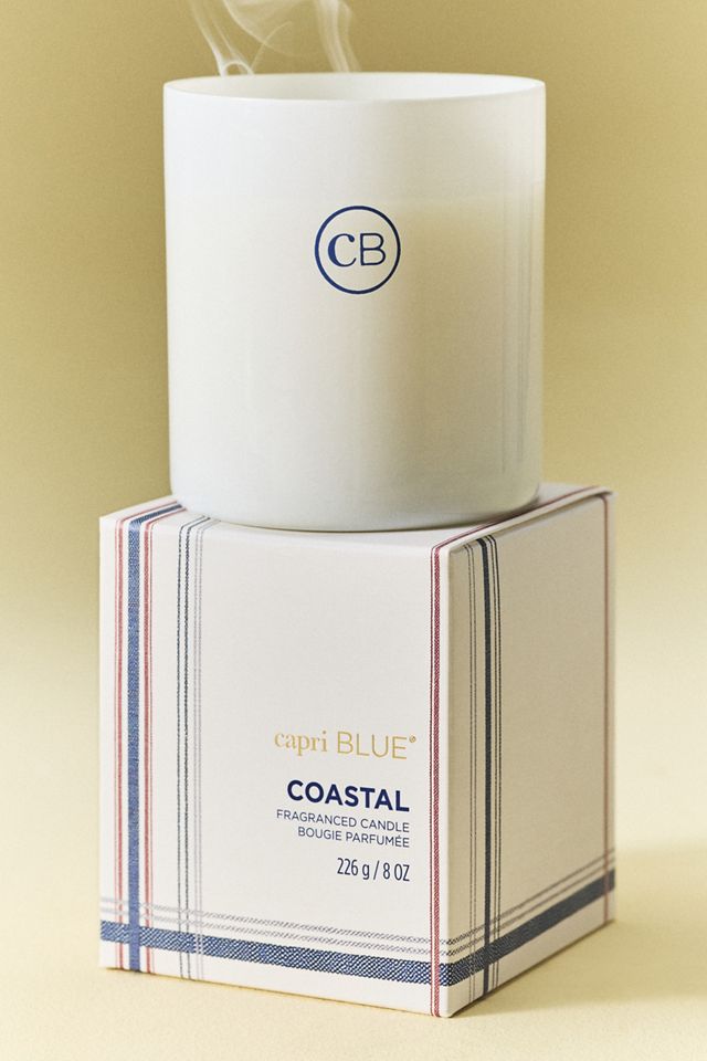Capri Blue Coastal Nautical Boxed Glass Candle #2
