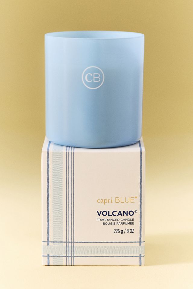 Bougie en verre nautique en boîte Volcano Capri Blue #2