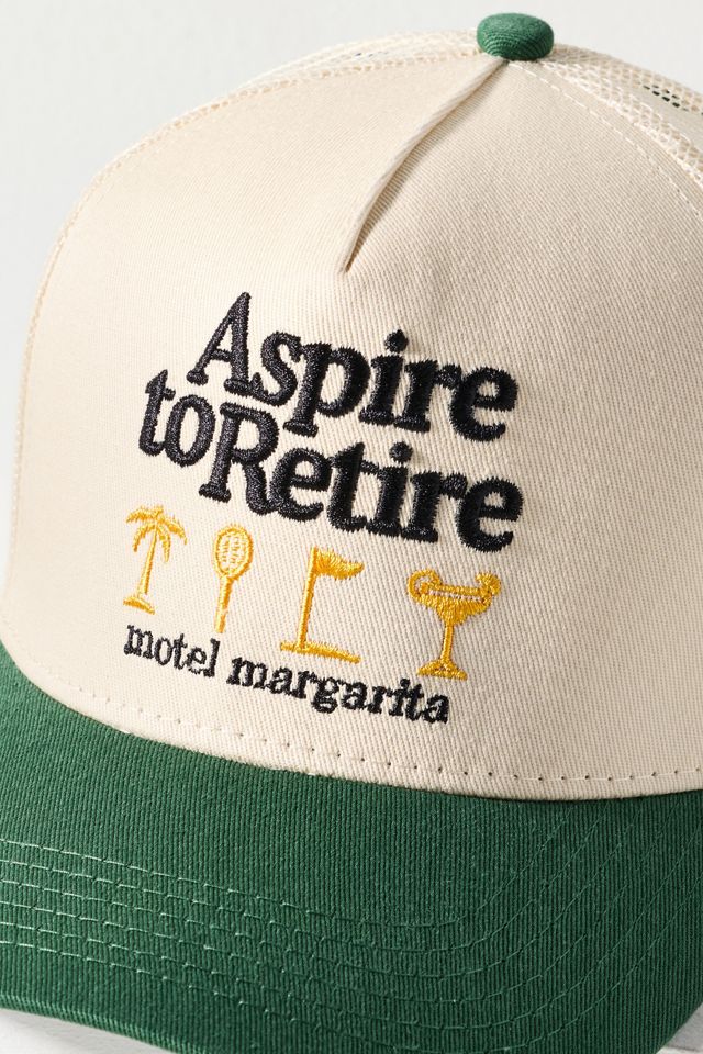 Motel Margarita Aspire to Retire Trucker Hat #2