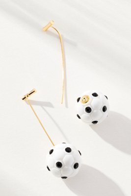By Anthropologie Sport Icon Threader Earrings In Gold