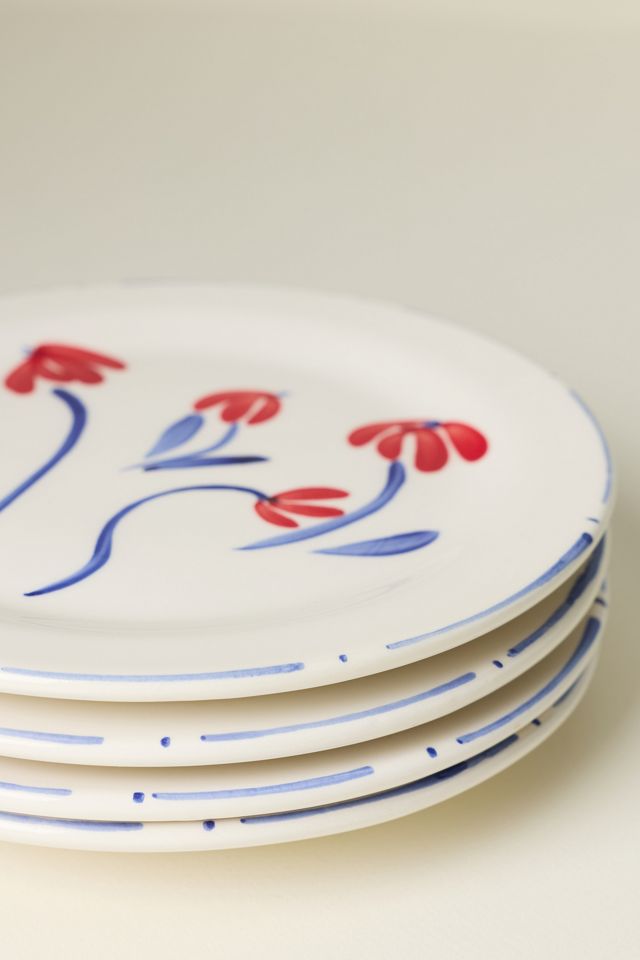 Stefania Italian Earthenware Side Plates, Set of 4 #3