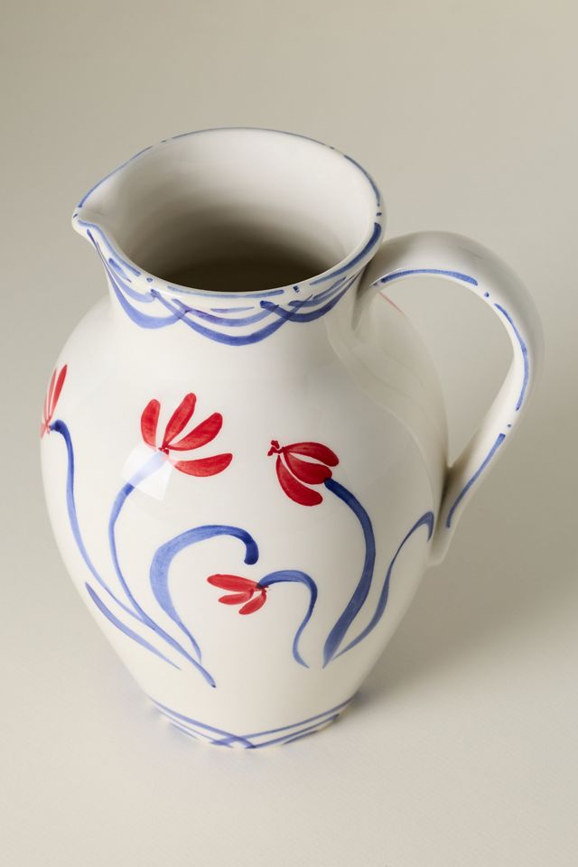 Stefania Italian Earthenware Pitcher #2