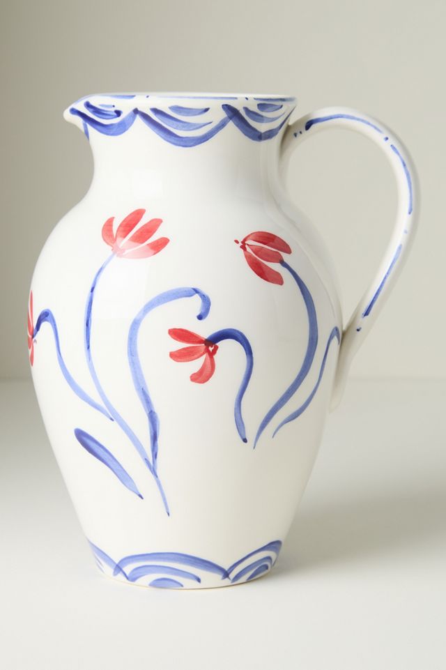 Stefania Italian Earthenware Pitcher #3