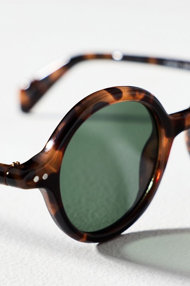 Anthropologie Eyeking Small Circle Sunglasses - NWT - Black Ombré Black Ombre Round Sunglasses - All Accessories | Red Dress main image 3