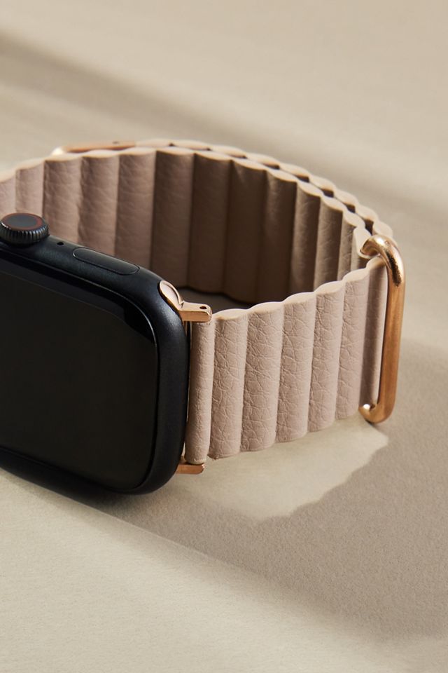 Posh Tech Dakota Magnetic Leather Apple Watch Band #1