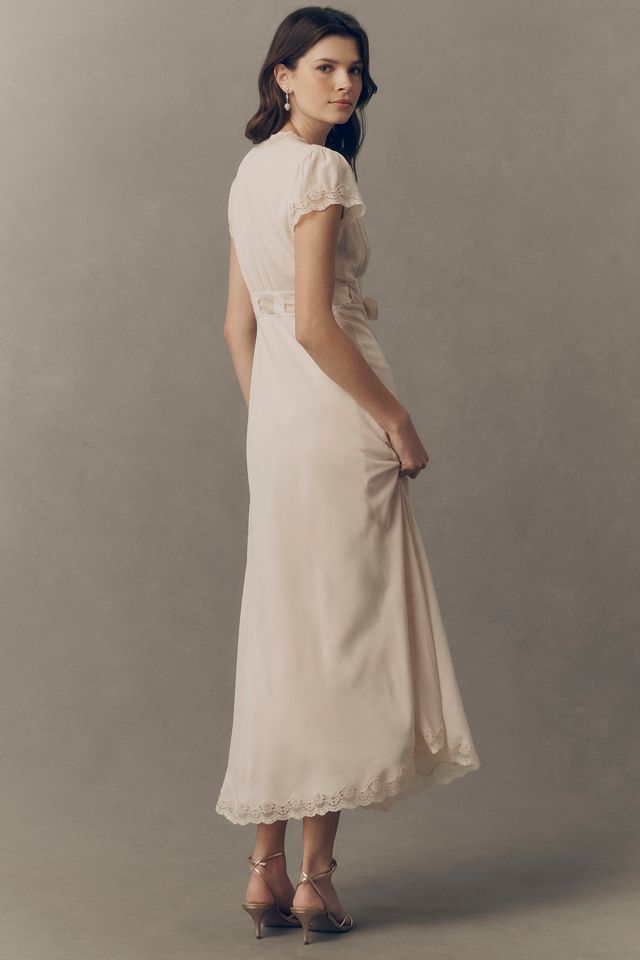 RIXO 100% Silk Marlice Maxi Dress #1