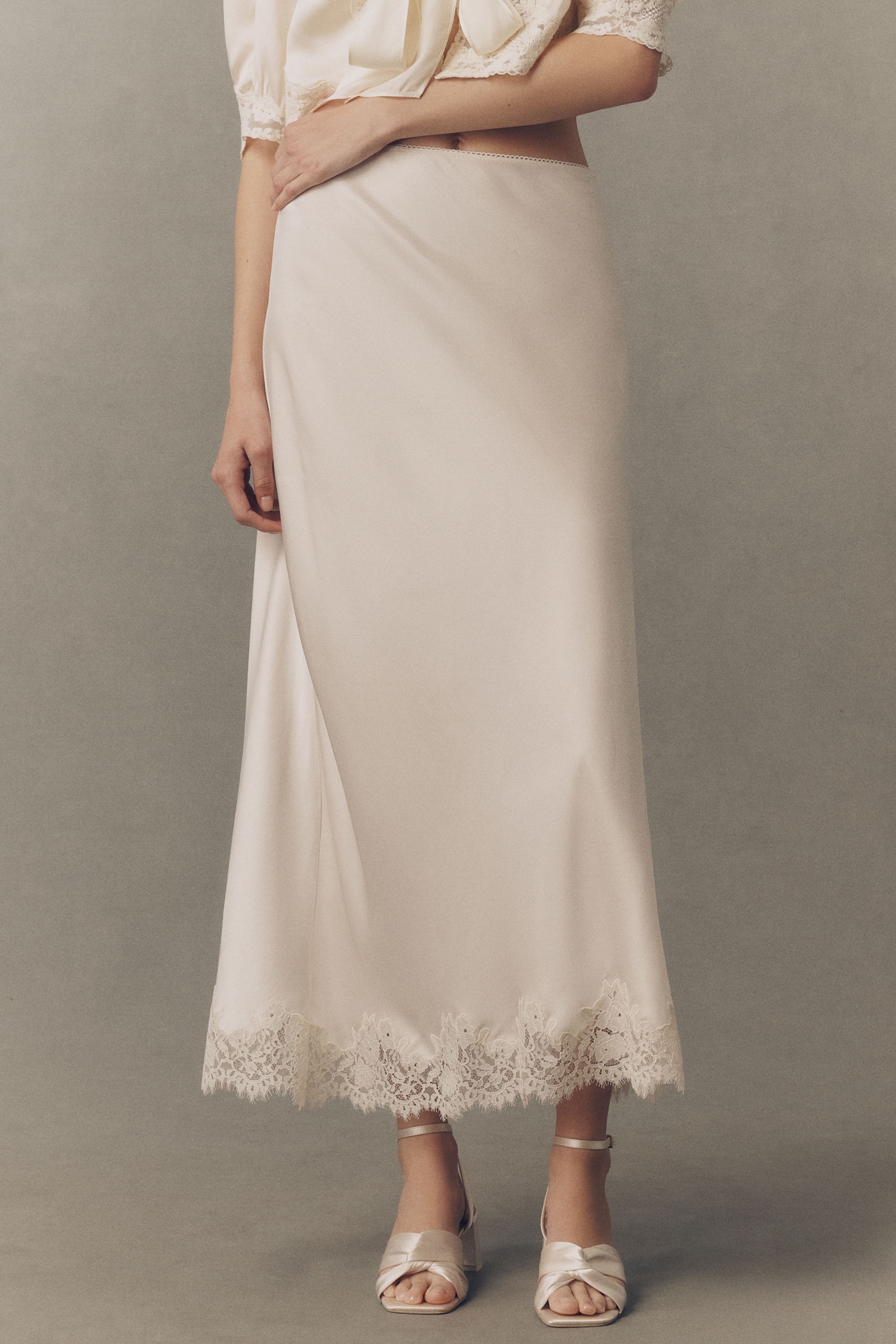 RIXO Matilde Maxi Slip Skirt