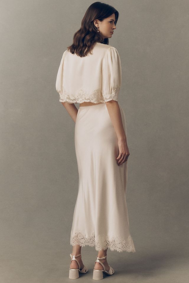 RIXO Matilde Maxi Slip Skirt #2
