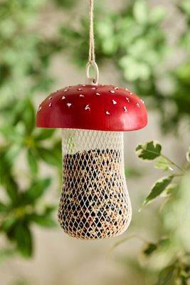 Mushroom Bird Feeder