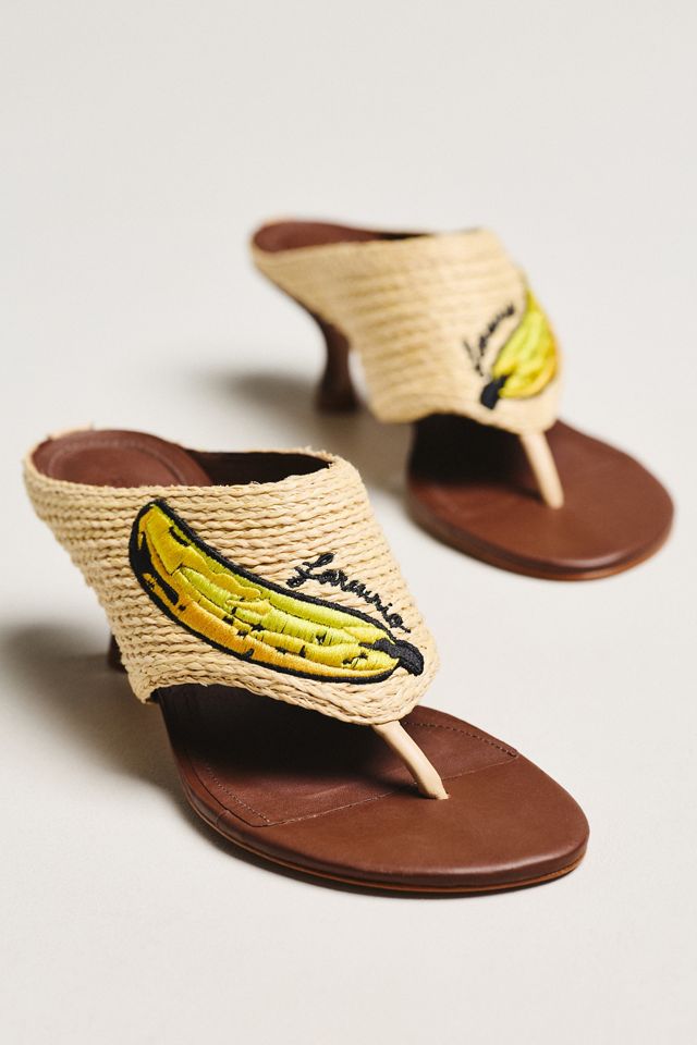 Farm Rio Raffia Icon Slip-On Kitten Heels #1