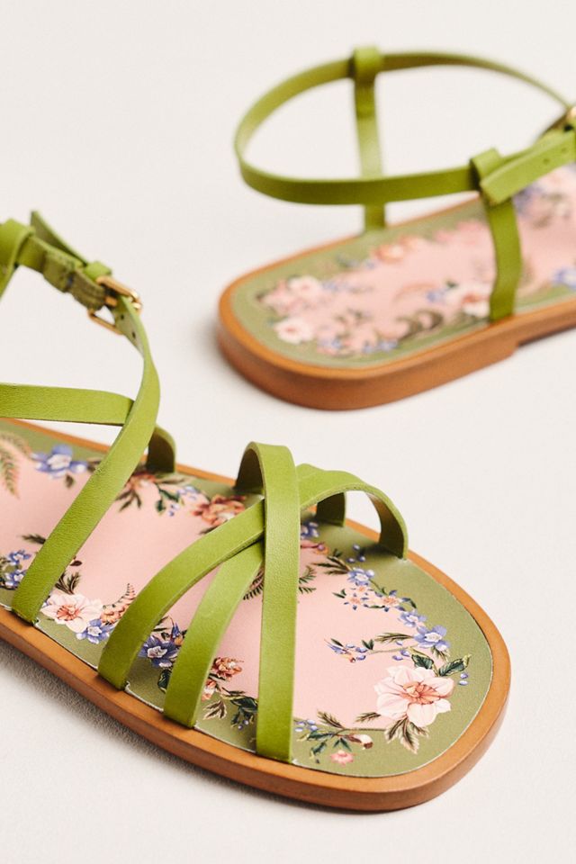 Farm Rio Spring Strappy Sandals #2