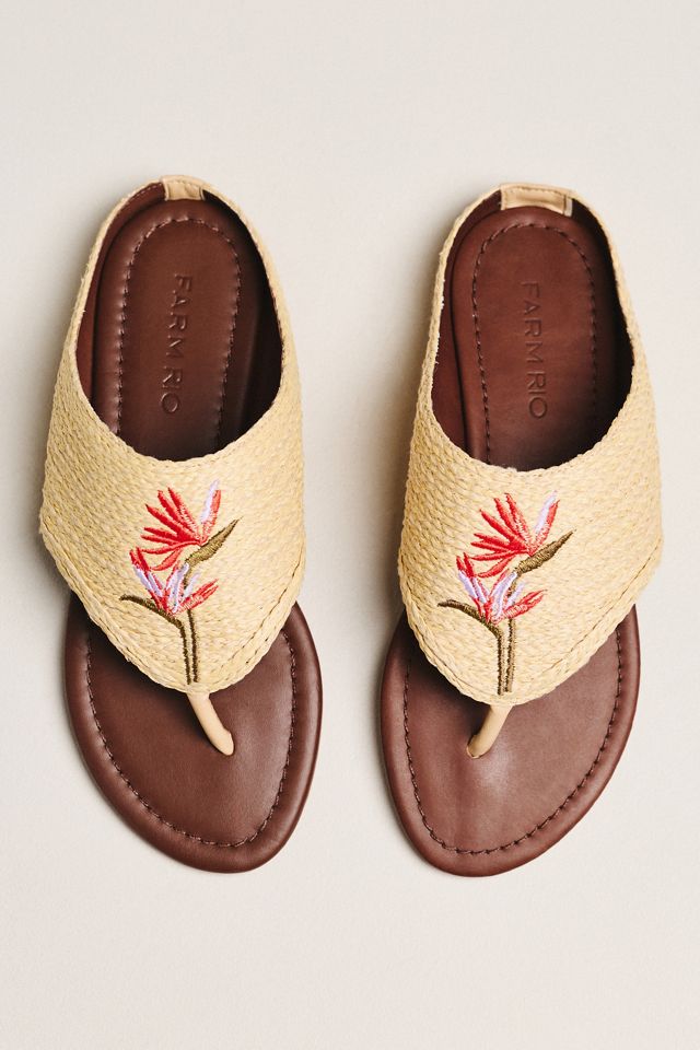 Farm Rio Raffia Icon Flip-Flops #1