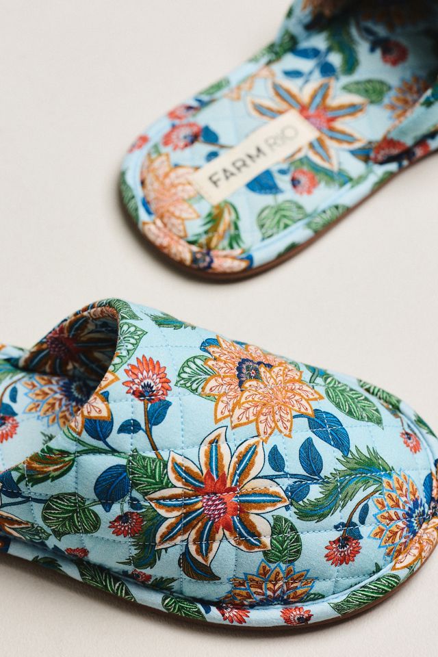 Farm Rio Quilted Hotel Slippers #2
