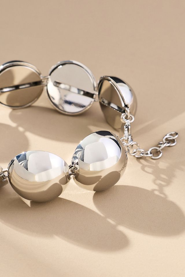 Chunky Metal Shaped Bracelet #1