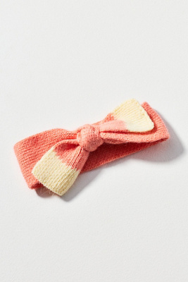 By Anthropologie Cozy Knotted Knit Headband In Pink