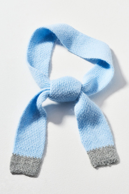 By Anthropologie Cozy Knit Hair Scarf In Blue