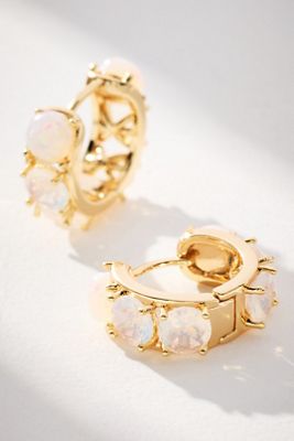 Crystal Mini Huggie Hoop Earrings