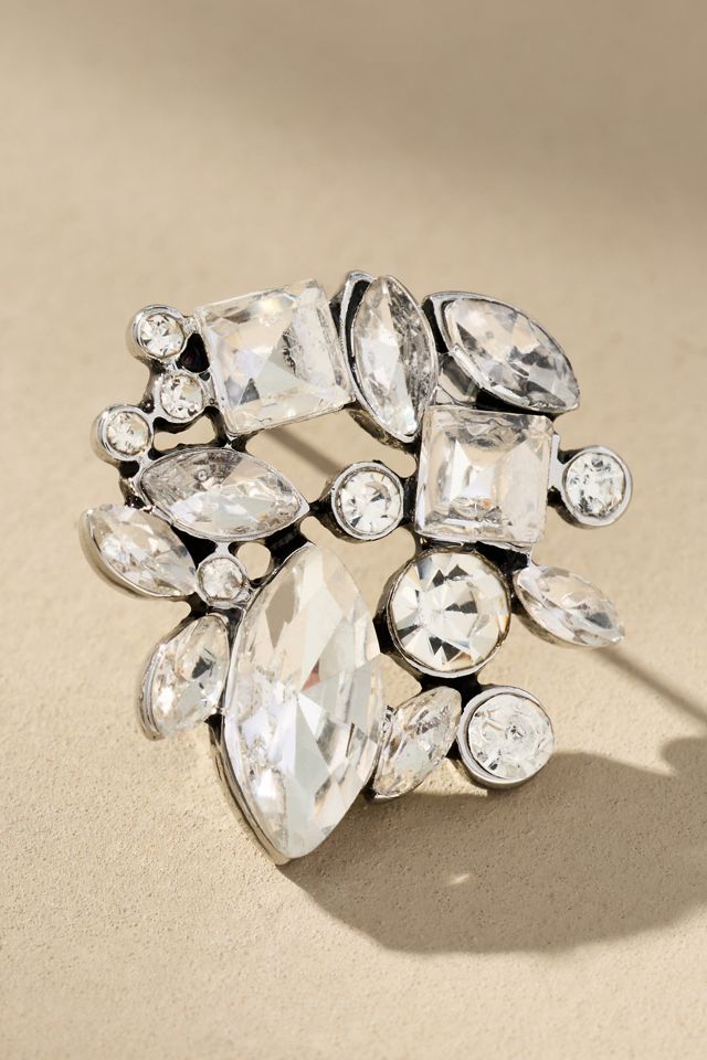 Mixed Crystal Stone Post Earrings #1