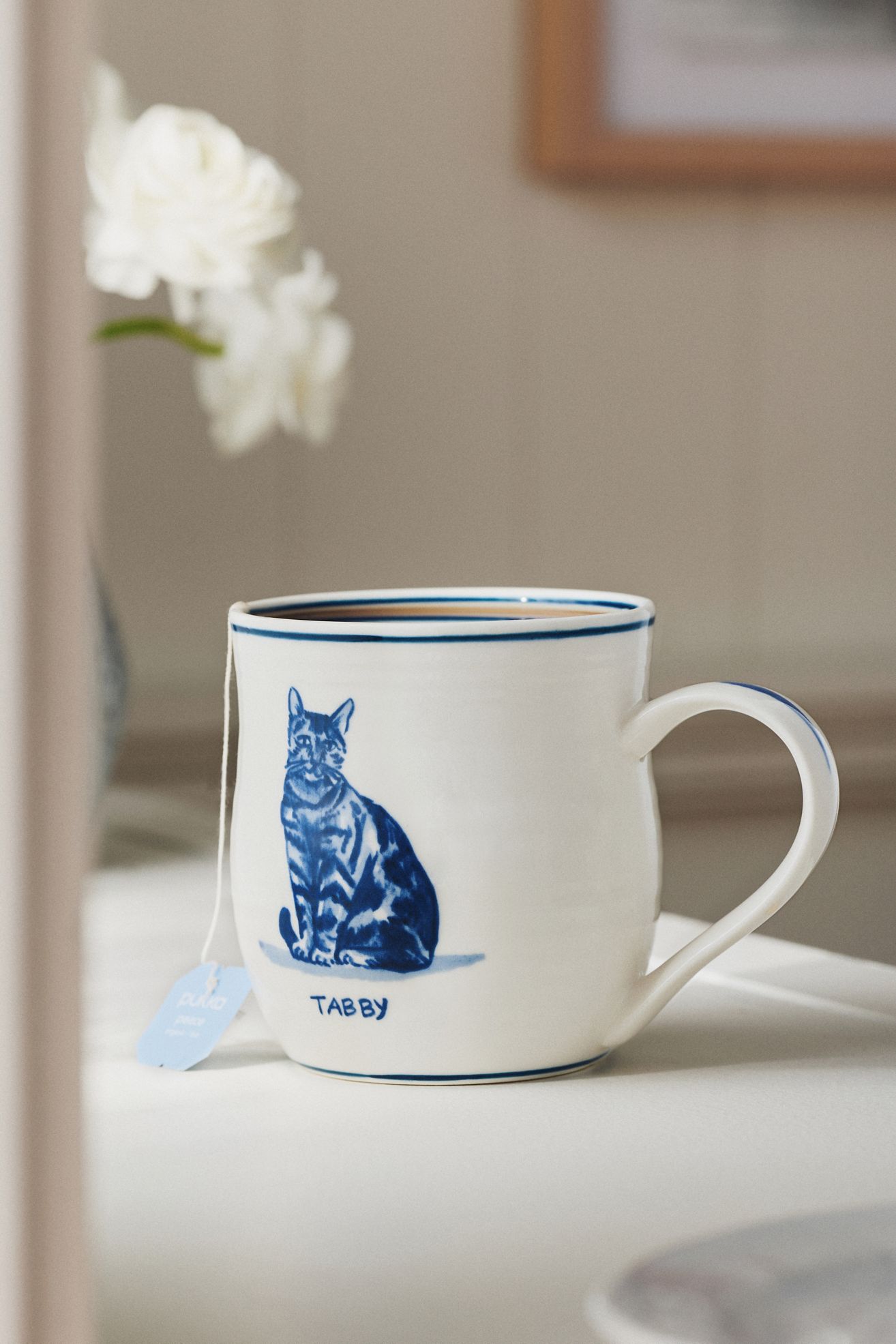 Molly Hatch Stoneware Cat Mugs - Tabby, Standard, One Size