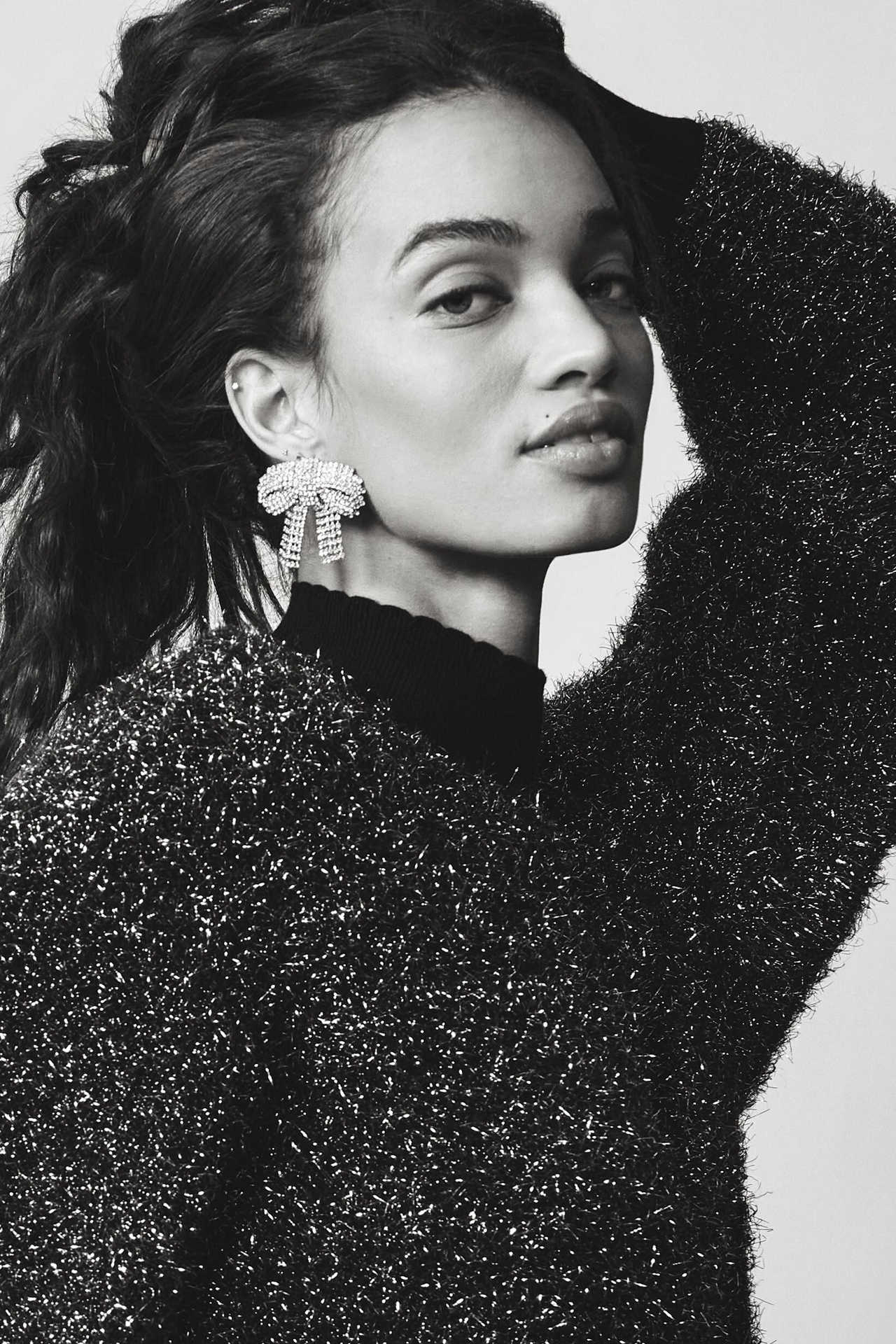 Crystal Bow Earrings