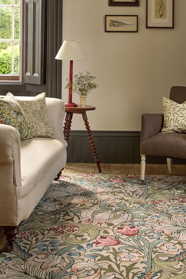 Morris & Co. Golden Lilly Rug #4