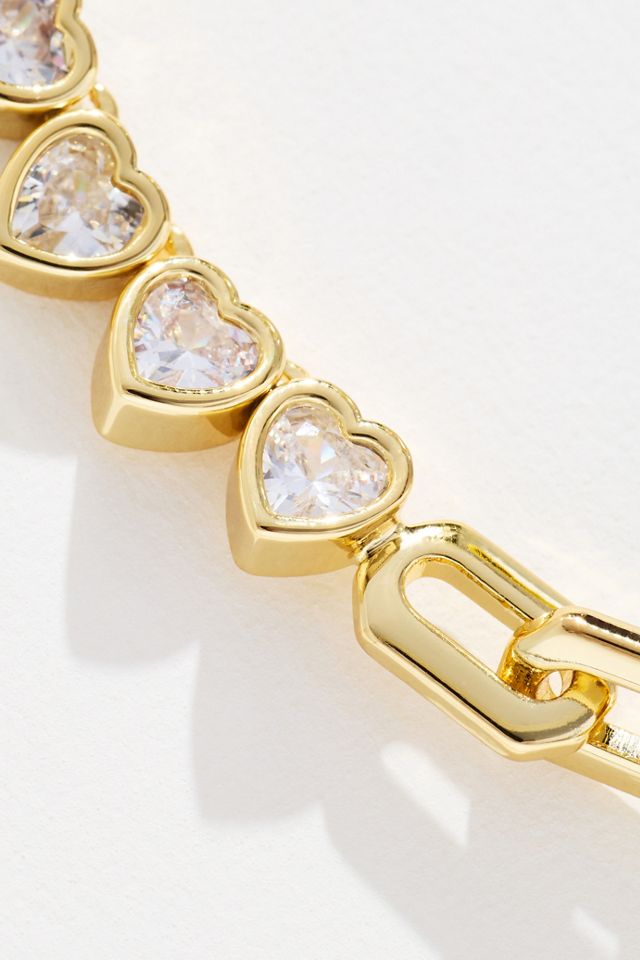 Talis Chains Miami Hearts Tennis Necklace #1