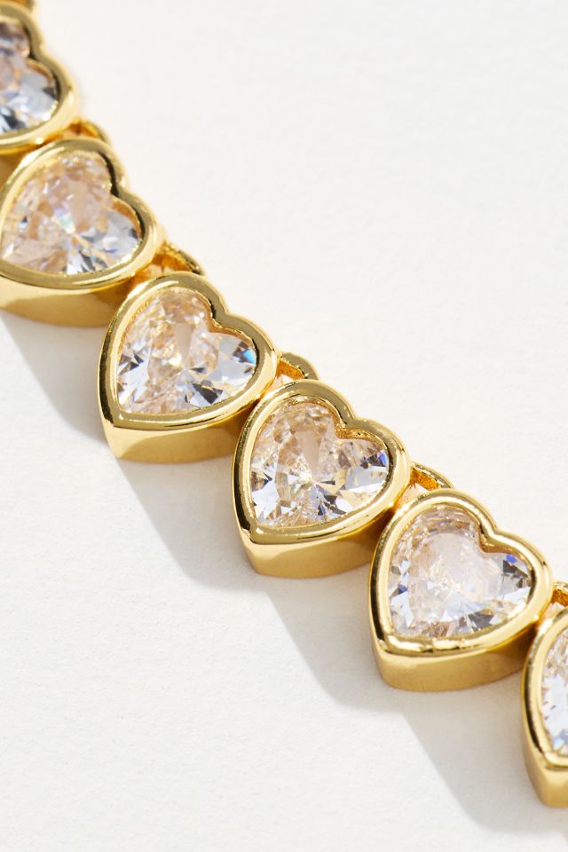 Talis Chains Hearts Tennis Necklace #1