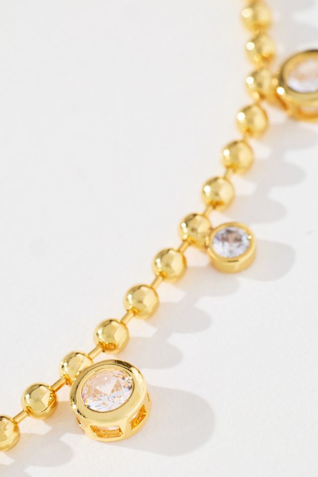 Talis Chains Crystal Drop Necklace #1