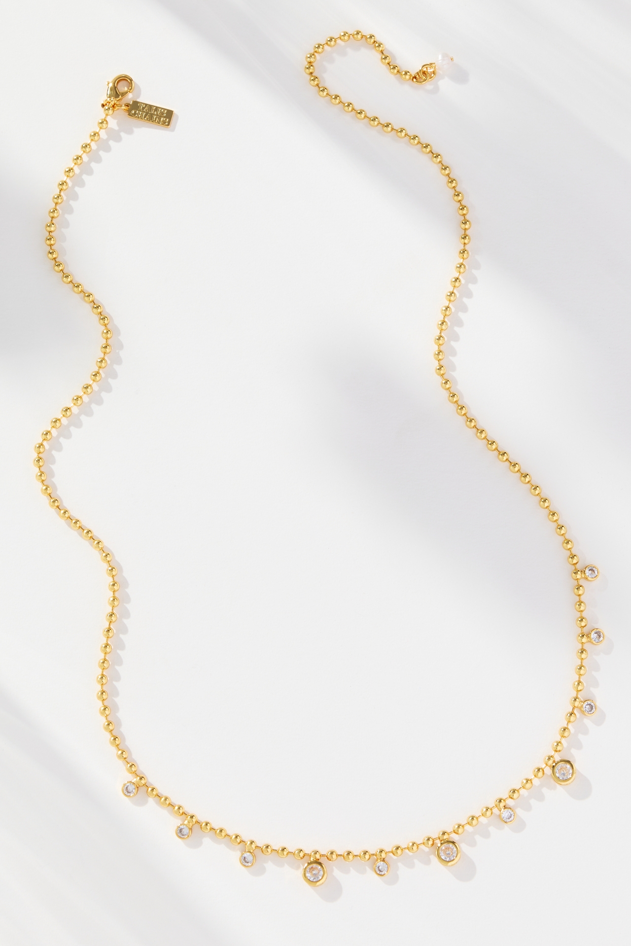 Talis Chains Crystal Drop Necklace