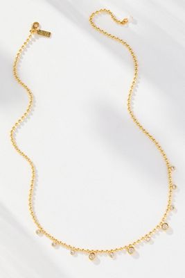 Talis Chains Crystal Drop Necklace