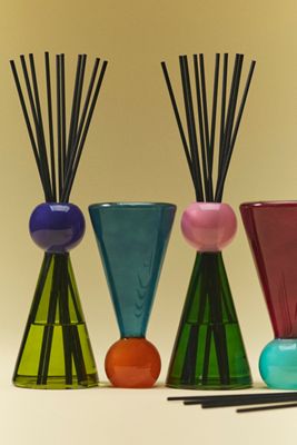wxy Floral White Flowers Glass Reed Diffuser