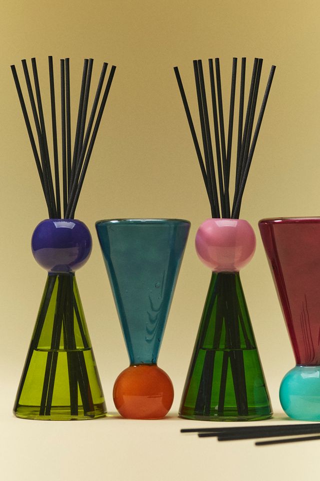wxy Floral White Flowers Glass Reed Diffuser #1