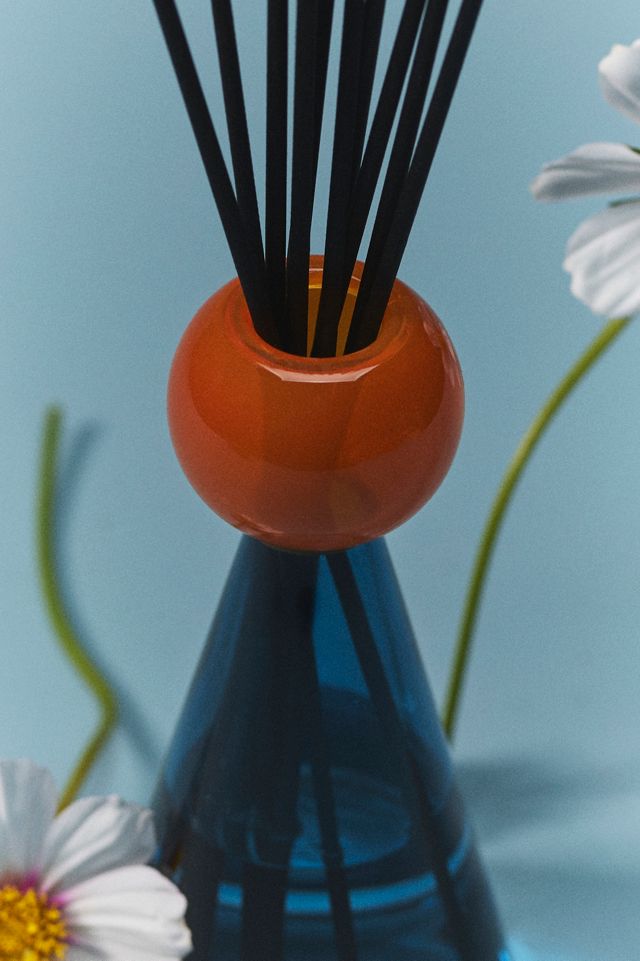 wxy Floral White Flowers Glass Reed Diffuser #2