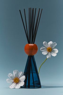 wxy Floral White Flowers Glass Reed Diffuser