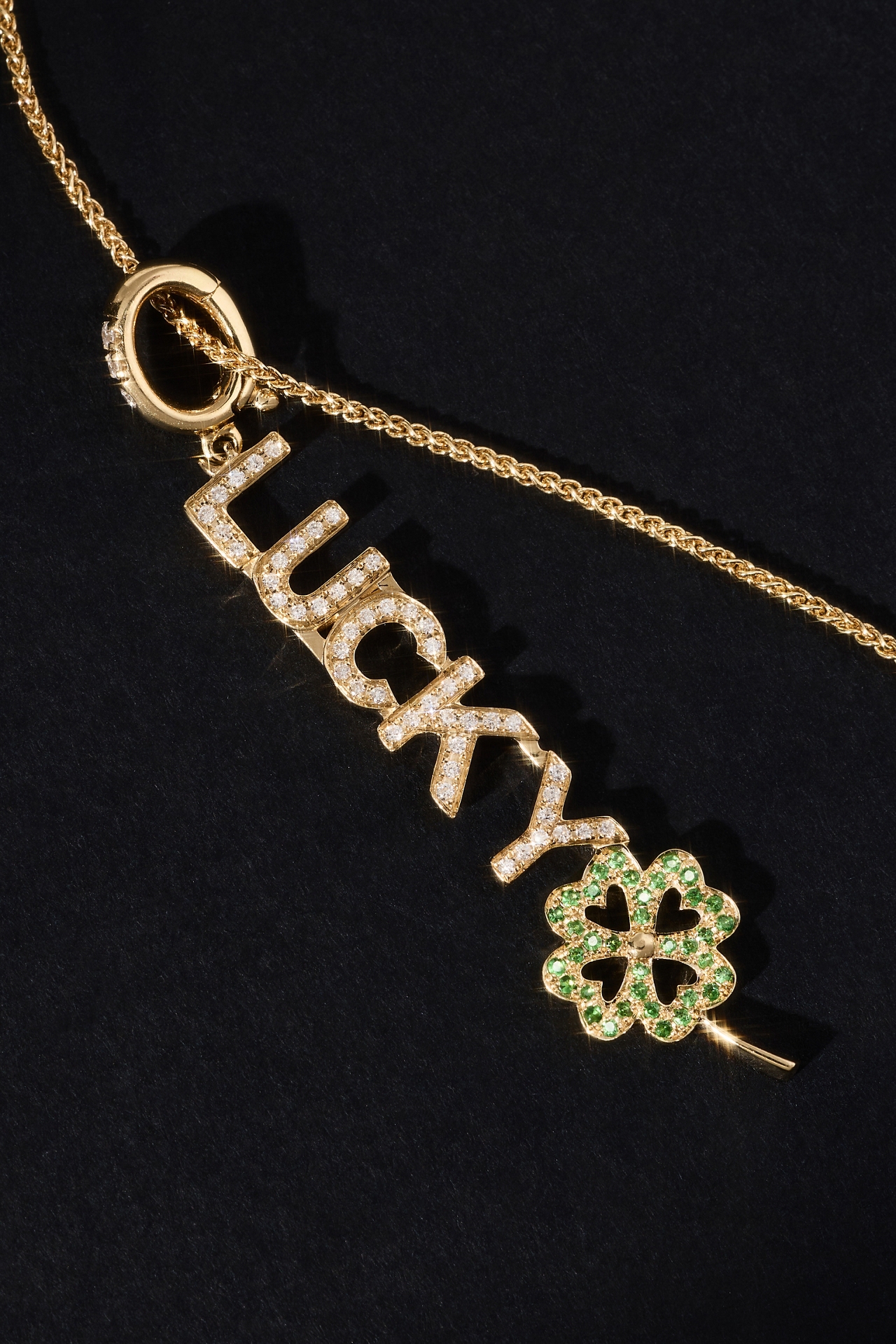 Eden Presley One Word Mantra Lucky Pendant