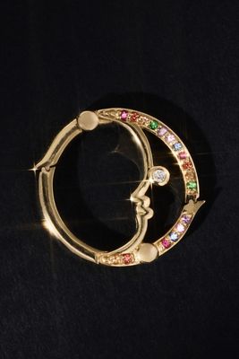 Eden Presley Double-Sided Moon Motif Closure Lock