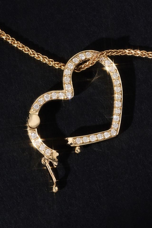 Eden Presley Double-Sided Heart Motif Closure Lock #1