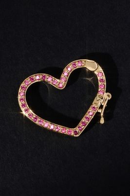 Eden Presley Double-Sided Heart Motif Closure Lock