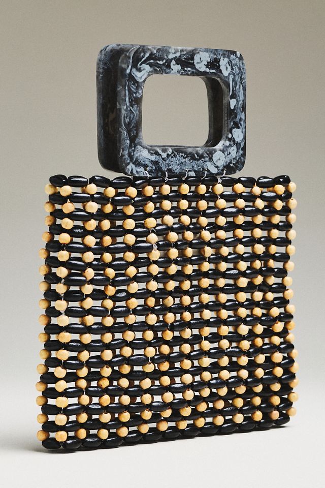 LSPACE Chiado Wood Beaded Bag #1
