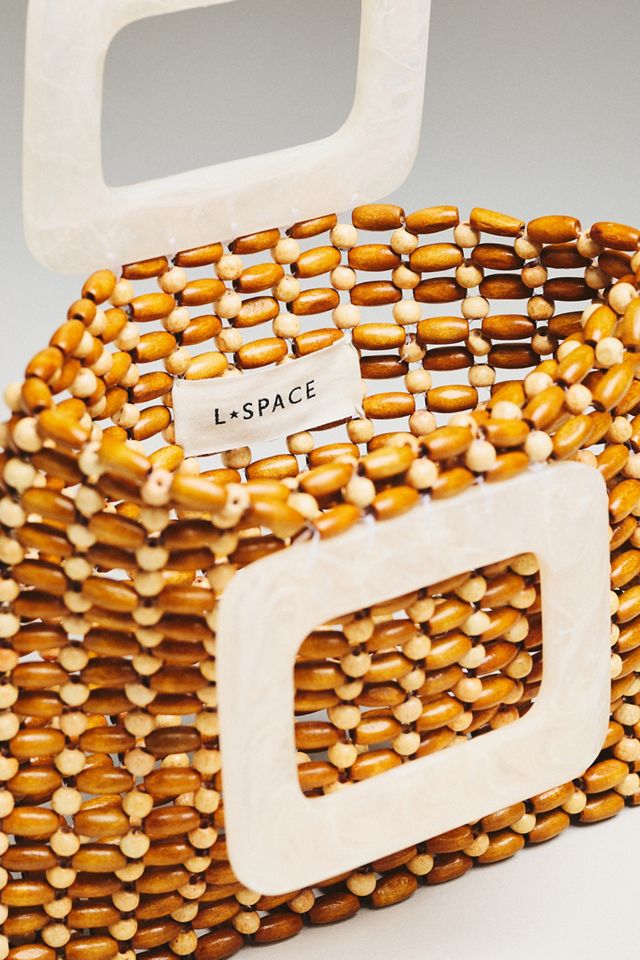 LSPACE Chiado Wood Beaded Bag #2
