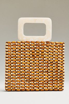 LSPACE Chiado Wood Beaded Bag
