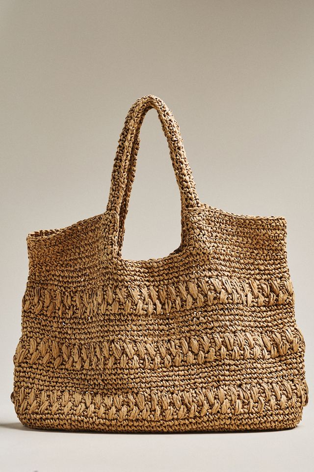 LSPACE Changing Tides Raffia Bag #1