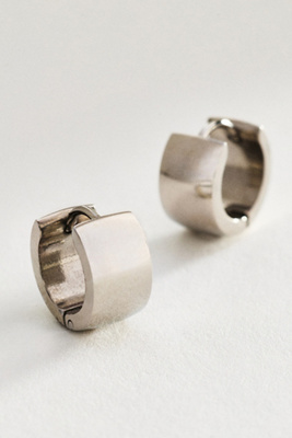 Water-Resistant Thick Huggie Hoop Earrings