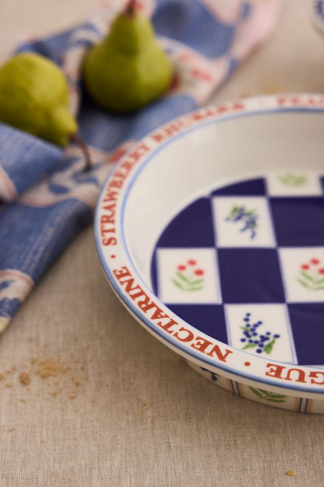 Plat à tarte en grès Lotta #4